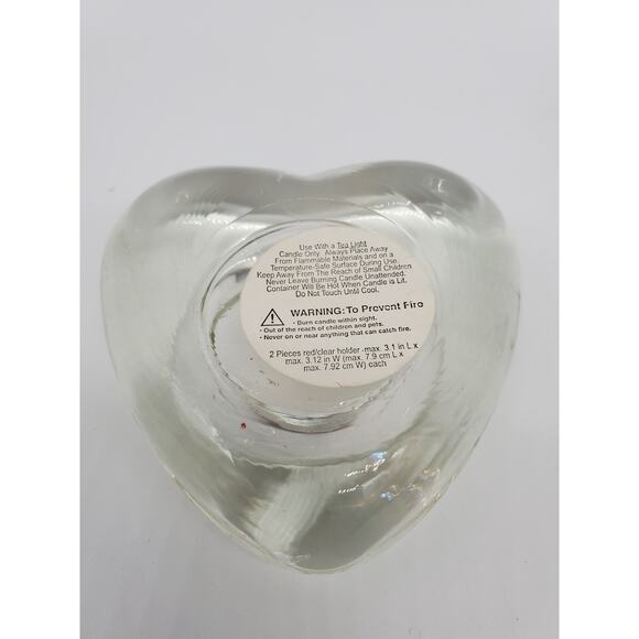 Heart Shape Mini Candle Holder - 1 Pair - Picture 3 of 5